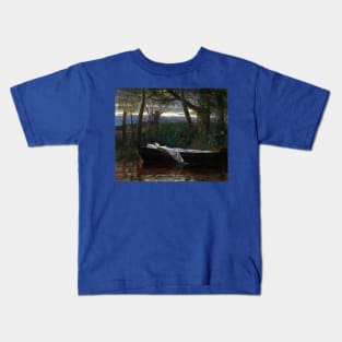 The Lady of Shalott - Walter Crane Kids T-Shirt